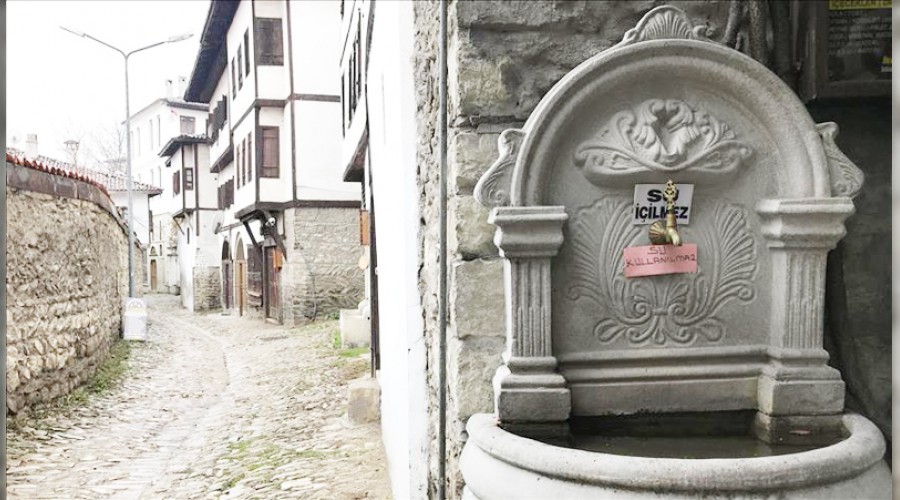 Tarihi çeşmelerin restorasyonu durduruldu