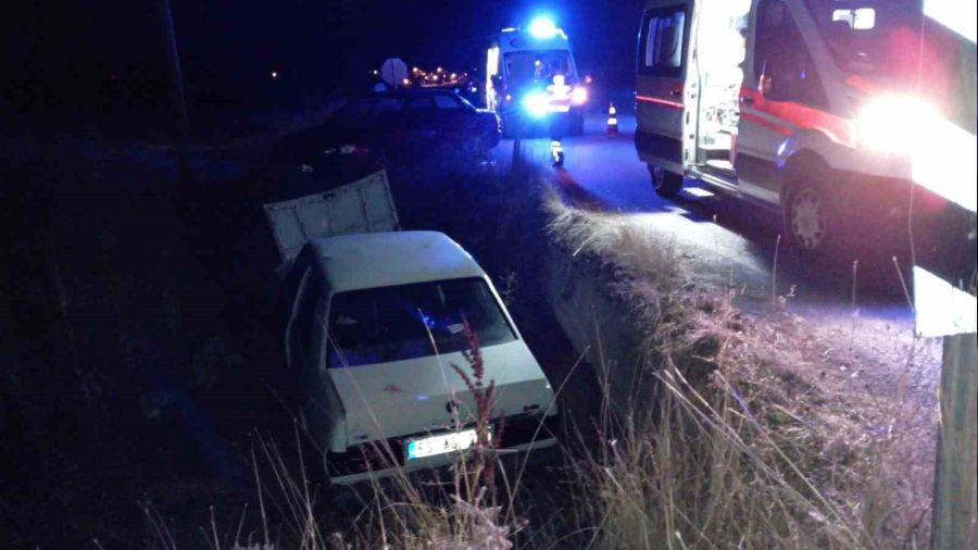 Tokat'ta menfeze düşen araçtaki 6 kişi yaralandı