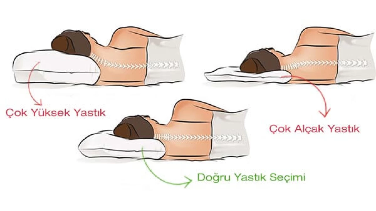 Yastığın yüksekliği uyku kalitesini belirliyor
