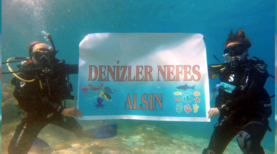 15 metre derinden Marmara Denizi için haykırdılar