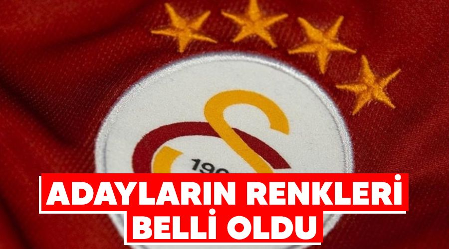 Adaylarn renkleri belli oldu 