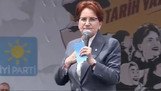 Akşener: Meselemiz Erdoğan'ın gitmesi değildir