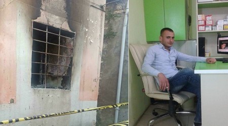 Annesiyle tartıştı evi yaktı