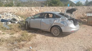 Antalya-Konya karayolunda trafik kazas: 1 l, 1 yaral