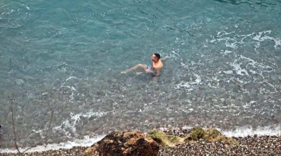 Antalya'da deniz suyu, hava scaklnn iki kat