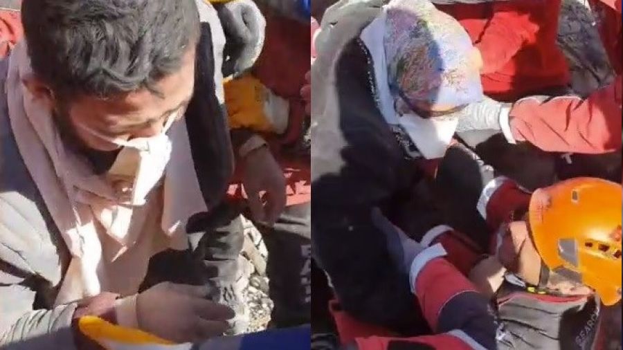 Bebeğini 4 gün enkaz altında emzirdi, 5'inci gün tükürükle, o da kalmayınca kanıyla besledi