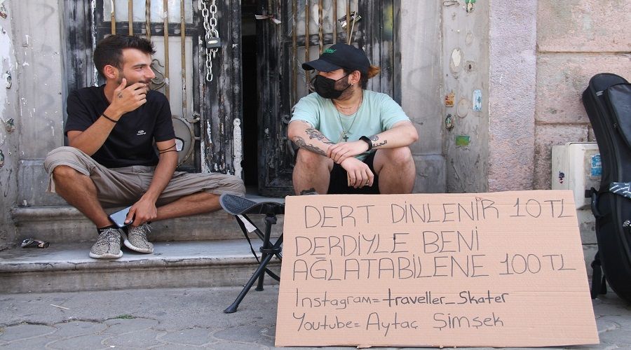 Dert dinlemek 10 ağlatırsan 100 TL