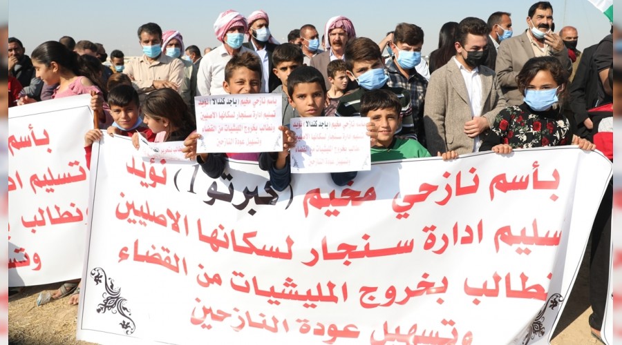 Ezidilerden PKK'ya protesto