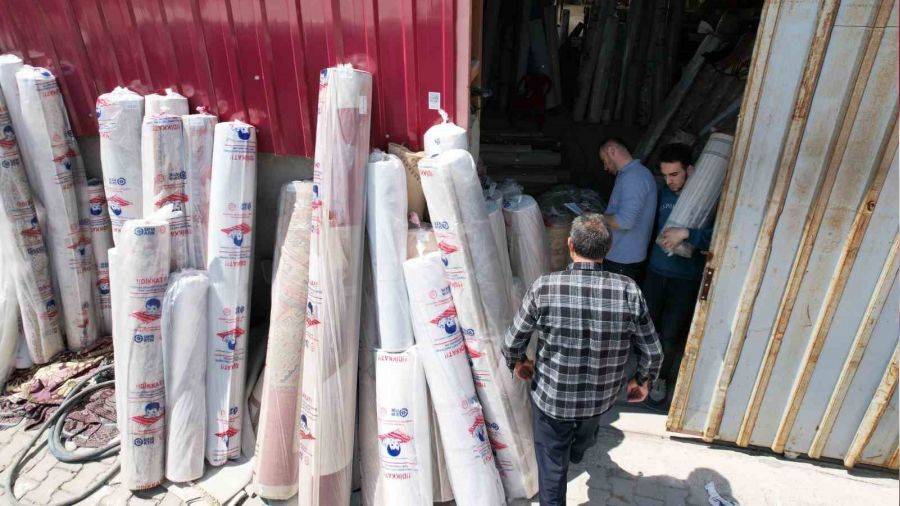 Halı temizliğinde deprem yoğunluğu