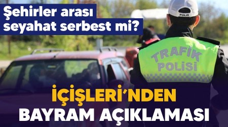 İçişleri'nden bayram açıklaması