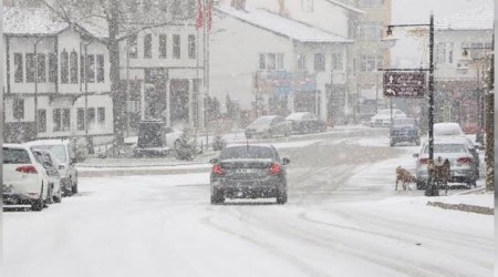 Karabük'e kar yağışı geri geliyor