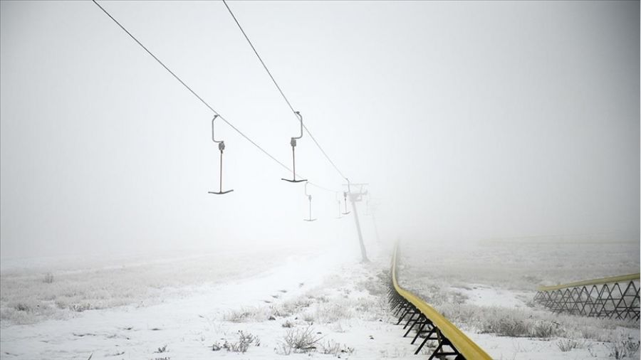 Kayak merkezleri kara hasret kaldı
