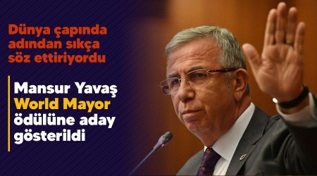Mansur Yava World Mayor dlne aday gsterildi