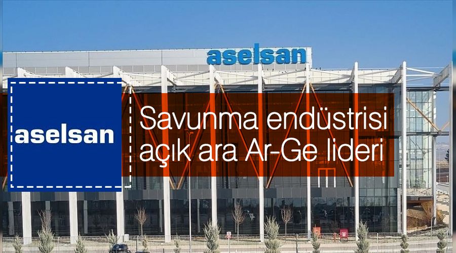 Savunma endüstrisi açık ara Ar-Ge lideri