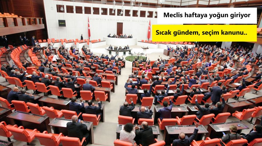 Seçim kanunu bu hafta görüşülecek