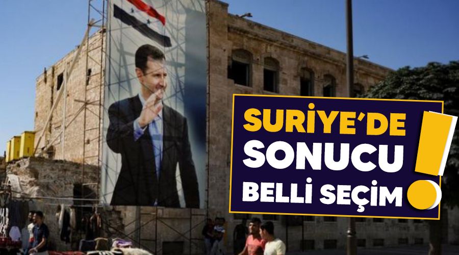 Suriye'de sonucu belli seim!