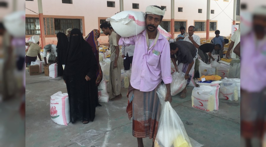 Türk Kızılayı'ndan Yemen'e yardım eli