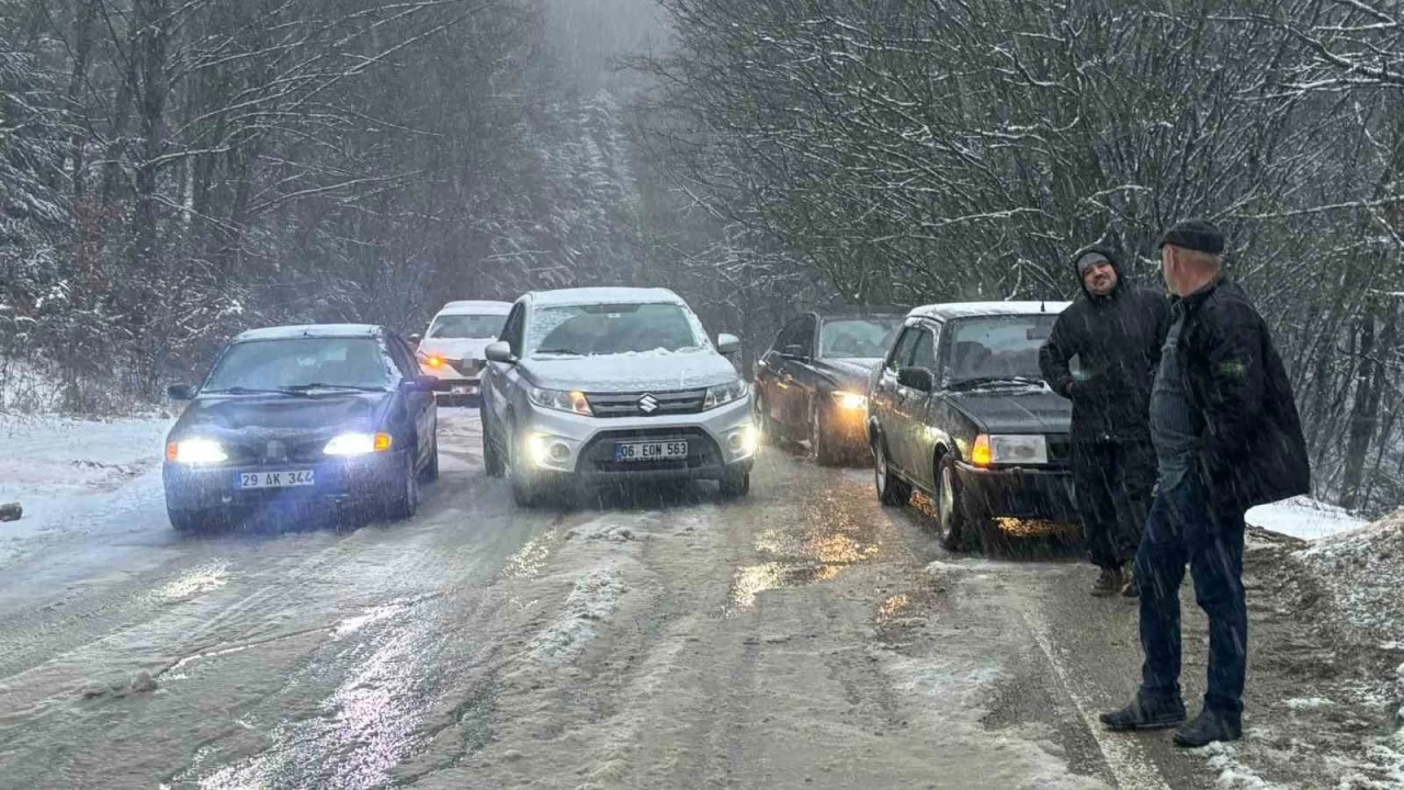 Bolu'da k lastii takmayan srcler yolda kald