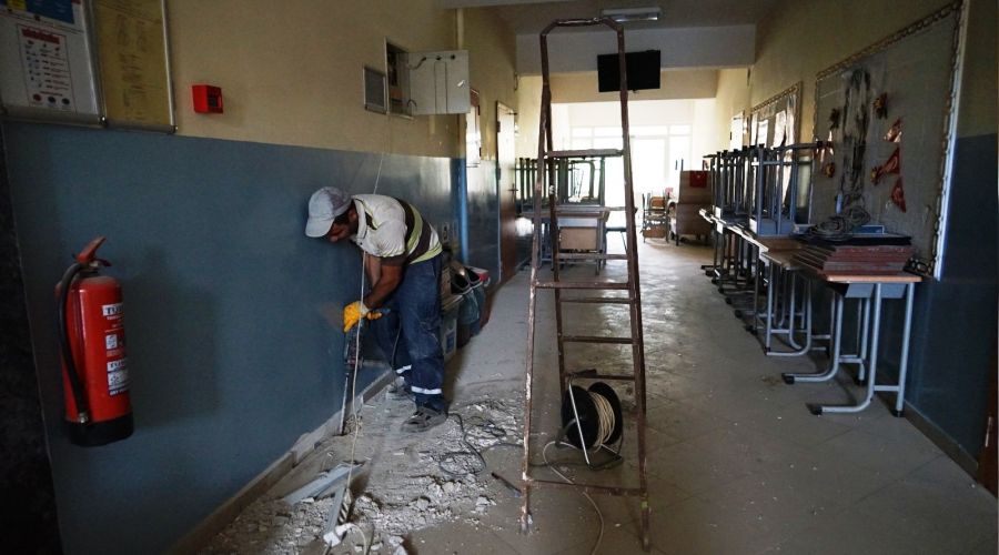 Bozkurt'ta okullar eğitim öğretime hazırlanıyor