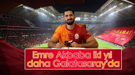 Emre Akbaba iki yl daha Galatasaray'da