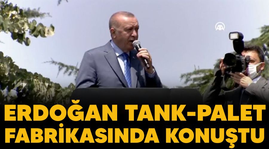 Erdoan Tank-Palet fabrikasnda konutu