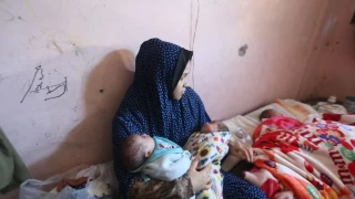 Gazze'de dördüz bebek annesinin çaresizliği