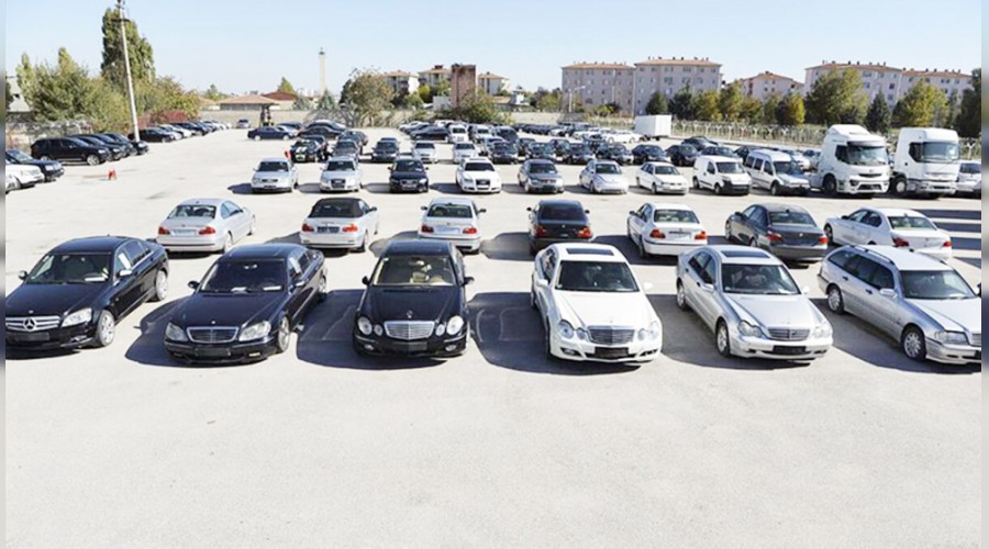 Gümrükteki araçlar için geri sayım