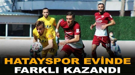 Hatayspor evinde farkl kazand 