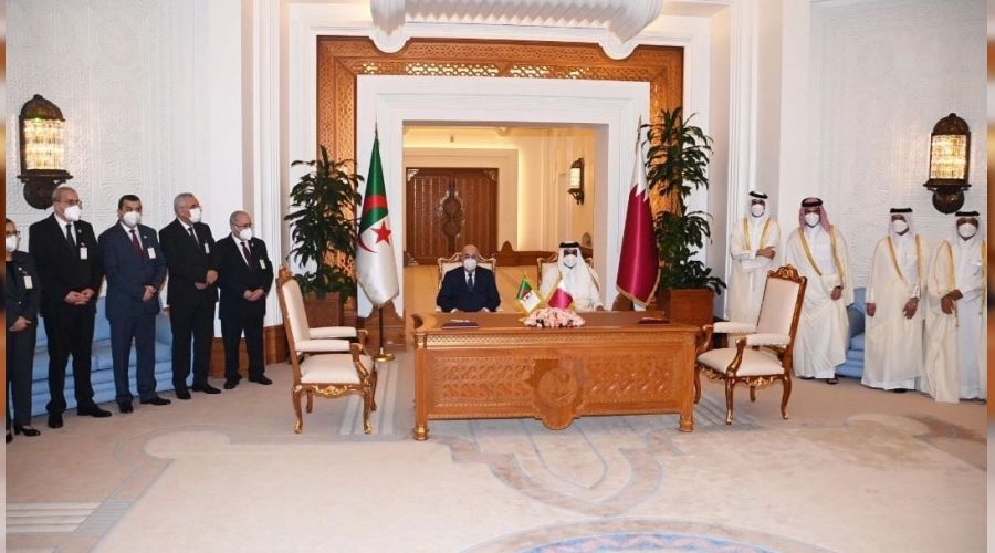 Katar ve Cezayir anlaşmalar imzaladı