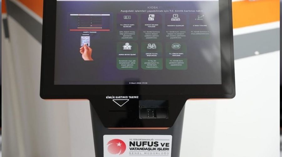 Kırklareli'nde nüfusmatik hizmet vermeye başladı