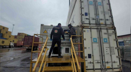 Mersin Liman'nda 56 kilo kokain ele geirildi