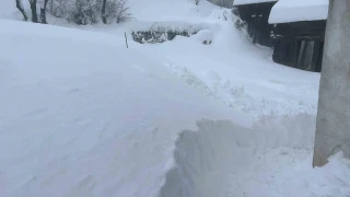Sakarya'nın yüksek kesimlerinde kar kalınlığı 1 metreye ulaştı