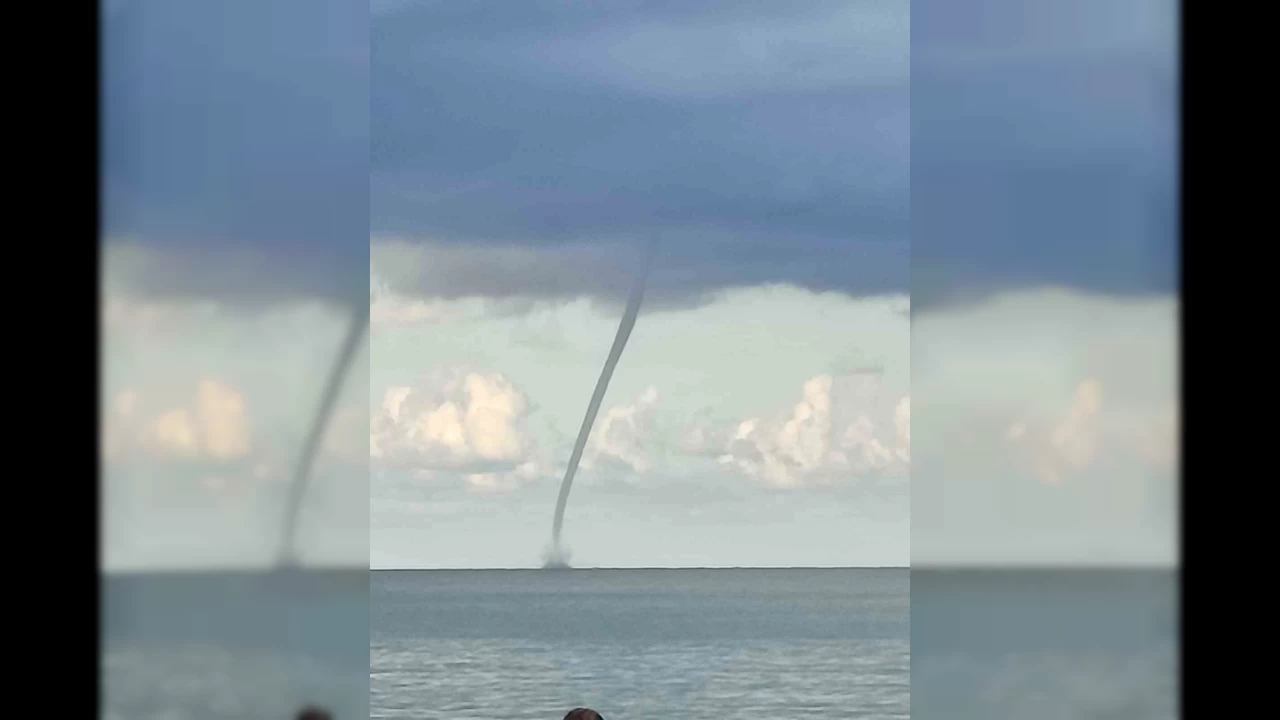 Sinop'ta denizde hortum