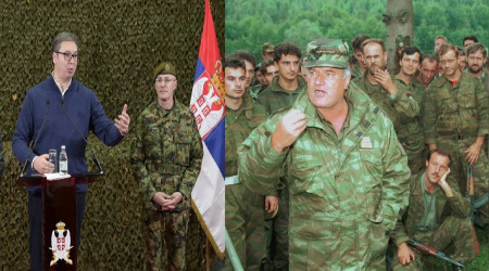 Sırplar yeni katliama hazırlanıyor... Vucic'ten orduya 'savaşa hazır ol' emri