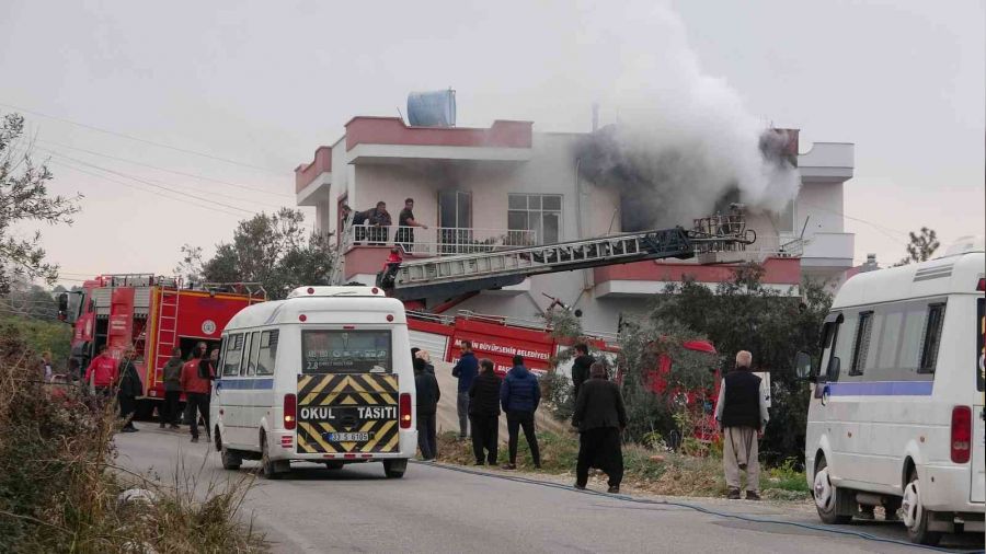 Sobadan kaynaklı yangın çıktı