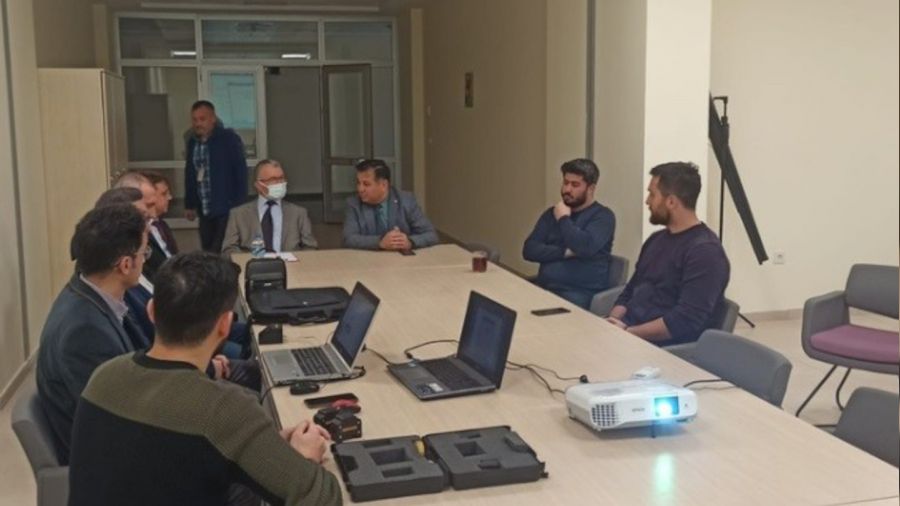 Tavşanlı'da üretilen kablosuz eğim ölçer cihazı tanıtıldı