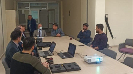 Tavşanlı'da üretilen kablosuz eğim ölçer cihazı tanıtıldı