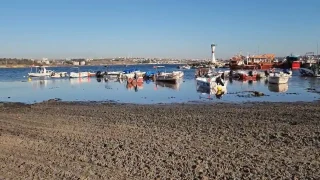 Tekirdağ'da deniz 20 metre çekildi