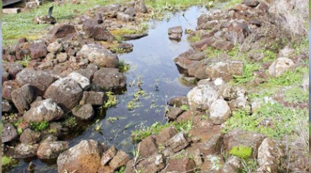 Yangınlar antik su kanallarını ortaya çıkardı