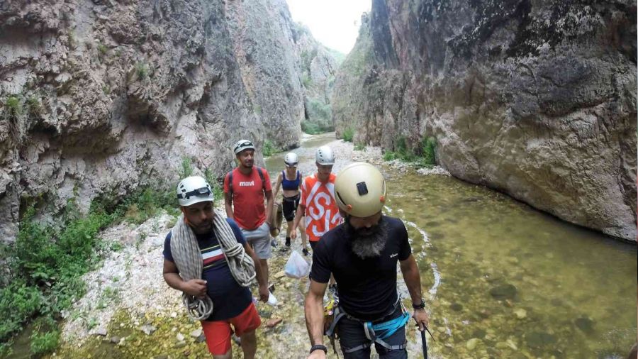 Zinav kanyonu adrenalin tutkunlarn cezbediyor