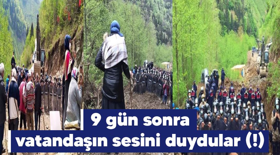 9 gn sonra vatandan sesini duydular (!)