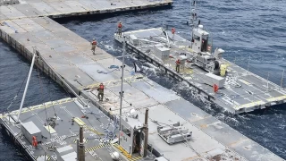 ABD: Gazze sahiline kurulan yüzer iskele görevini tamamladı