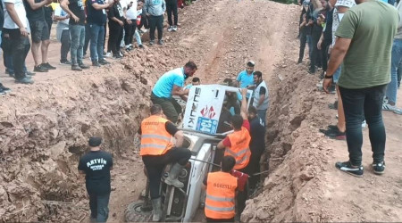 Artvin'de off-road yarışlarında kaza