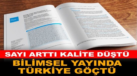 Bilimsel yayında Türkiye göçtü