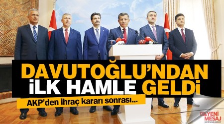 Davutoğlu istifa etti