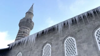 Dou Anadolu'da gletler dondu, camlar buz tuttu