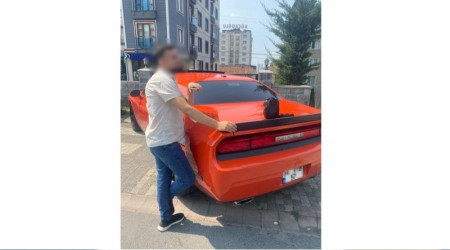 Drift atan sürücüye 20 bin lira ceza
