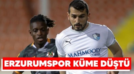 Erzurumspor küme düştü