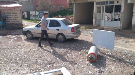 Gümüşhane'de gaz sıkışması sonucu patlama