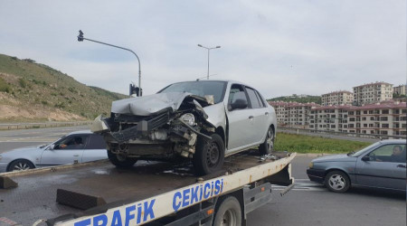 Kayseri'de trafik kazas: 5 kiilik otomobilden 10 yaral kt